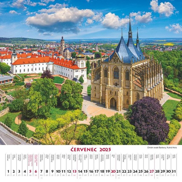 Obrázky: ČESKÉ PAMÁTKY, nástěnný kalendář 330x330 mm, Obrázek 2