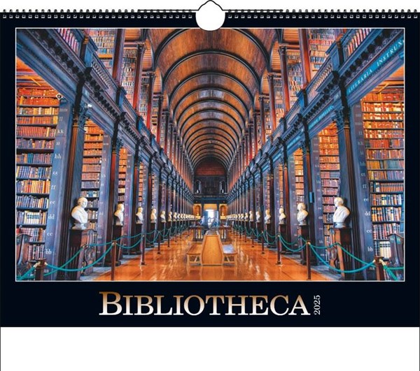 Obrázky: BIBLIOTHECA, nástěnný kalendář 560x420 mm, spirála
