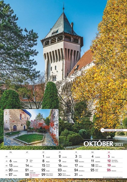 Obrázky: SPOZNÁVAME SLOVENSKO, nástenný kalendár 340x485 mm, Obrázek 11