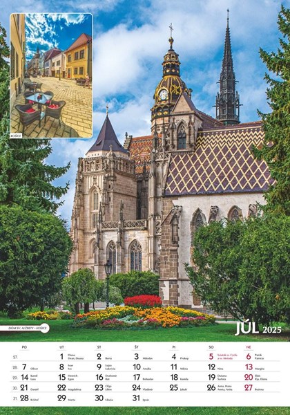 Obrázky: SPOZNÁVAME SLOVENSKO, nástenný kalendár 340x485 mm, Obrázek 8