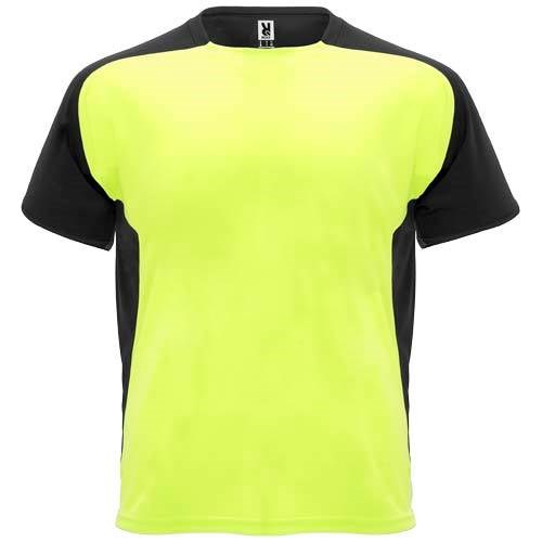 Obrázky: Dětské sport. triko, 140g, fluor.žluto-černé, vel.4