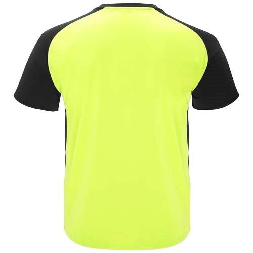 Obrázky: Dětské sport. triko, 140g, fluor.žluto-černé,vel.12, Obrázek 2