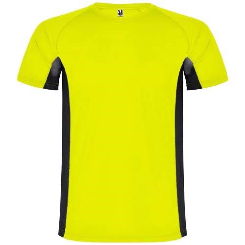 Obrázky: Dětské sportovní triko 140g, fluor. žluté, vel. 4