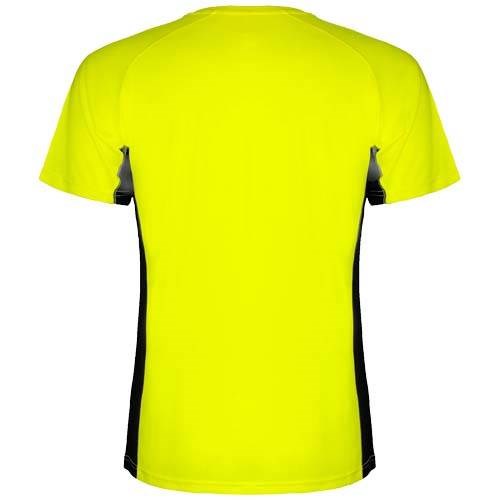 Obrázky: Dětské sportovní triko 140g, fluor. žluté, vel. 12, Obrázek 2