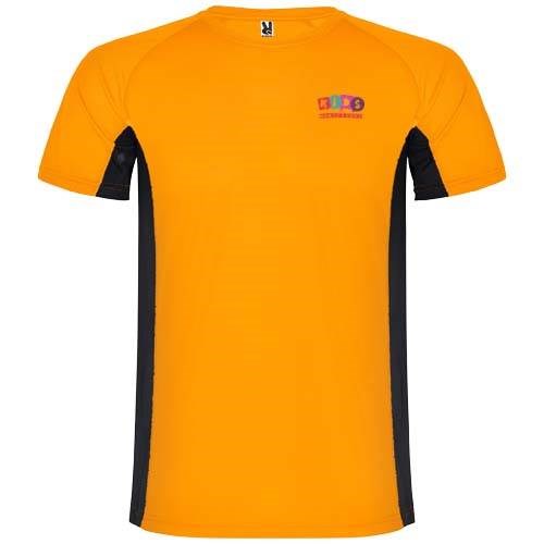 Obrázky: Dětské sportovní triko 140g, fluor. oranž, vel. 4, Obrázek 7