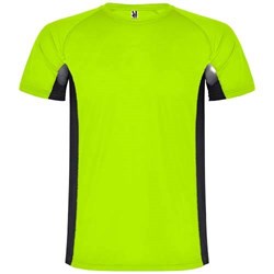 Obrázky: Dětské sportovní triko 140g, fluor. zelené, vel. 12