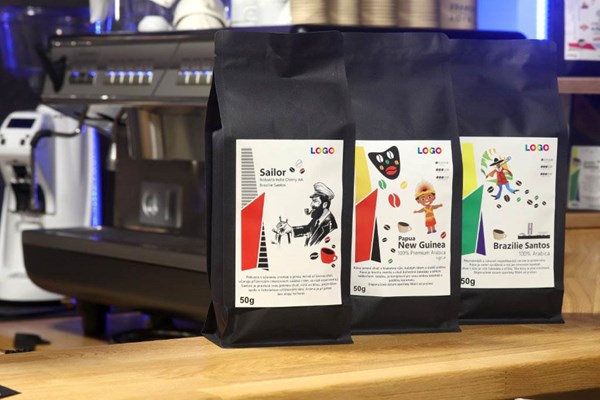 Obrázky: Pražená káva Sailor Robusta Indie 50g, vaše logo, Obrázek 3