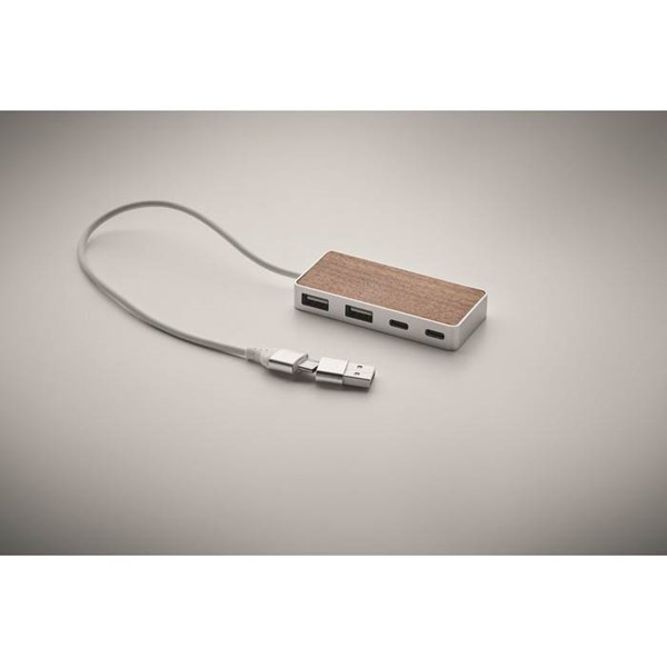 Obrázky: USB hub/ rozbočovač 4 porty, délka kabelu 27,5 cm, Obrázek 4