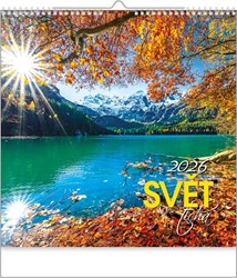 Obrázky: SVĚT TICHA, nástěnný kalendář 330x330 mm