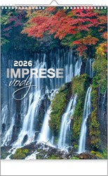 Obrázky: IMPRESE VODY, nástěnný kalendář 340x485 mm