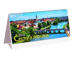 Obrázky: Stolní týdenní kalendář ČECHY A MORAVA
