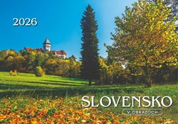 Obrázky: SLOVENSKO V OBRAZOCH, nástenný kalendár 485x340 mm