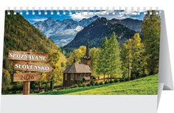 Obrázky: SPOZNÁVAME SLOVENSKO, stolový kalendár 280x150 mm