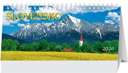 Obrázky: SLOVENSKO I., stolový stĺpcový kalendár,297x138