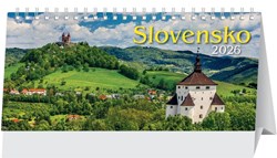 Obrázky: SLOVENSKO II., stolový riadkový kalendár, 297x138