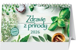 Obrázky: ZDRAVIE Z PRÍRODY, stolový kalendár, 280x150 mm