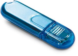 Obrázky: Infotech mini USB flash disk modrý 64GB
