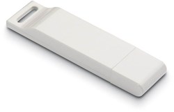 Obrázky: Dataflat plochý bílý USB flash disk 64 GB