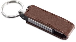 Obrázky: Magring USB flash disk 64 GB v hnědém kož. obalu