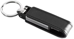 Obrázky: Magring USB flash disk 64 GB v černém kož. obalu