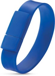 Obrázky: Wristflash USB disk modrý náramek 64GB