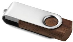 Obrázky: Twister Turnwoodflash USB disk 64GB,tmavě hnědá