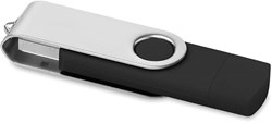 Obrázky: OTG Twister flash disk 64 GB s micro USB, černý