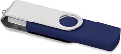 Obrázky: OTG Twister flash disk 64 GB s micro USB,n.modrý