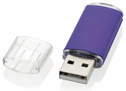 Obrázky: Plastový USB flash disk 64GB, fialový