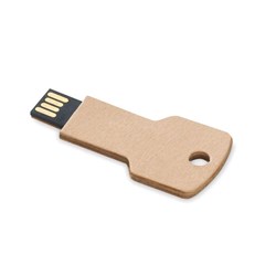 Obrázky: USB flash disk 64GB ve tvaru klíče, tělo z papíru