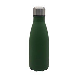 Obrázky: Tm.zelená pogum. láhev 500ml z nerez. oceli 500 ml