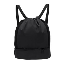 Obrázky: Prostorný stahovací batoh vyrobený z měkkého PU