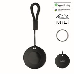 Obrázky: Černý Bluetooth lokátor Apple Find My / Google Find