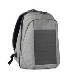 Obrázky: Šedý batoh se solárním panelem