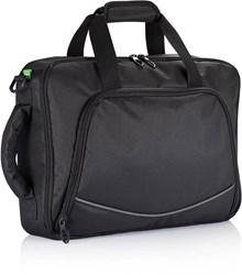 Obrázky: Černá polyesterová taška/ batoh na notebook