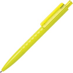 Obrázky: Plastové pero s diamantovým vzorem, žluto-zelené