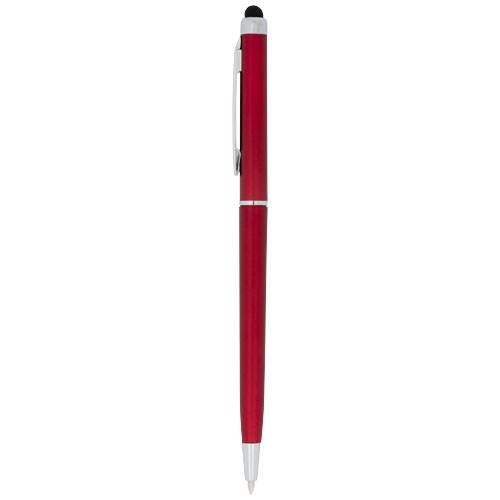 Obrázky: Červené štíhlé plastové pero AX se stylusem, Obrázek 3