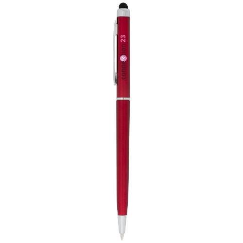 Obrázky: Červené štíhlé plastové pero AX se stylusem, Obrázek 4