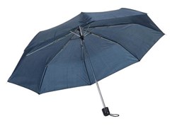 Obrázky: Námořně modrý třídílný skládací deštník