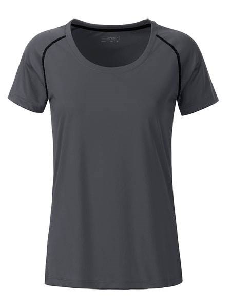 Obrázky: Dámské funkční tričko SPORT 130, šedá/černá S, Obrázek 2