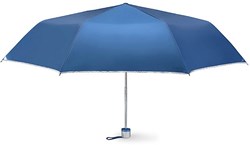 Obrázky: Modro-stříbrný skládací deštník Cardif s pouzdrem