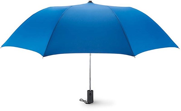 Obrázky: Král. modrý automatický deštník s ocel. konstrukcí