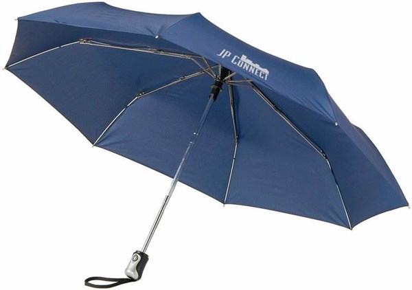 Obrázky: Námořně modrý automatický skládací deštník