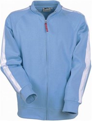 Obrázky: Winner Zip Sweater SLAZENGER světle modrý/bílý XL