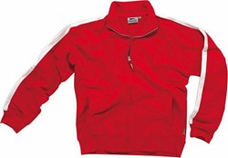 Obrázky: Winner Zip Sweater SLAZENGER červeno/bílý S