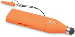Obrázky: OTG Touch USB flash disk 2 GB se stylusem,oranžový