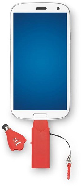 Obrázky: OTG Touch USB flash disk 2 GB se stylusem,červený, Obrázek 6