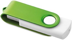 Obrázky: Twister Rotoflash zeleno-bílý USB flash disk 2GB