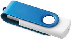 Obrázky: Twister Rotoflash modro-bílý USB flash disk 2GB