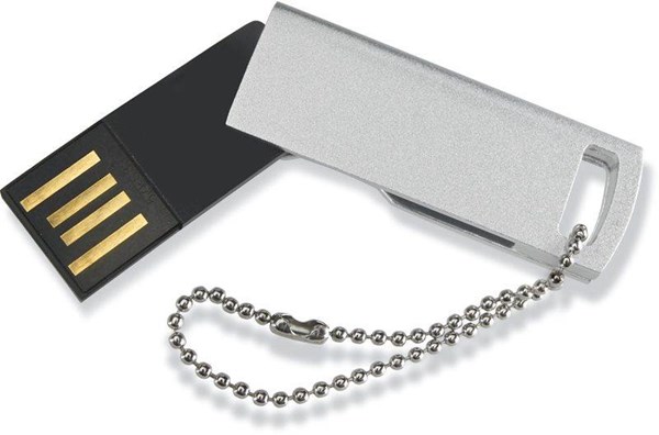 Obrázky: Datagir mini stříbrný vyklápěcí USB disk 2GB, Obrázek 2